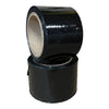 3" in. x 1000FT 80 Gauge Stretch Shrink Film Hand Wrap + Handle Black